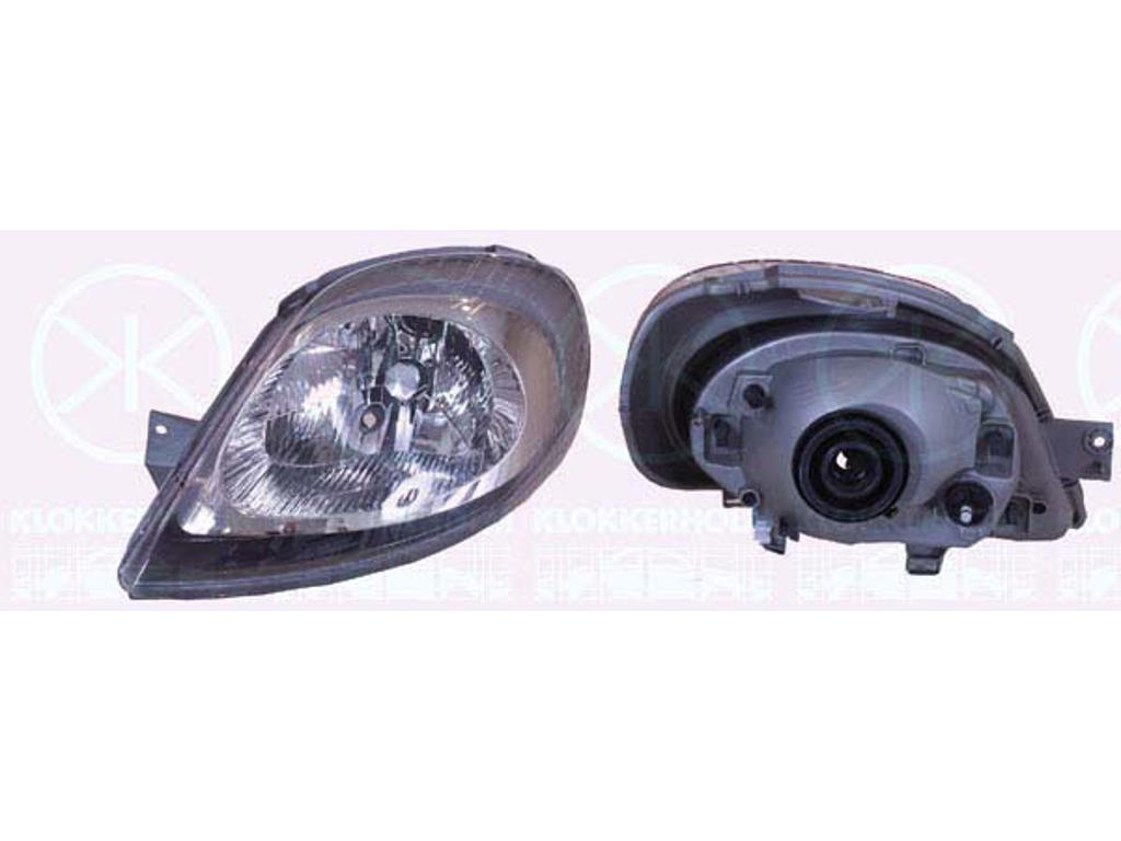 Headlight, H4, for vehicles with headlight levelling, T.Y.C, Left, Illuminance [lx]: 17.5