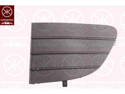 Ventilation Grille, bumper, Left Front, Lower Section, dark grey