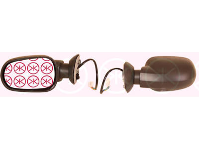 Exterior Mirror, for electric mirror adjustment, Convex, Heatable, Left