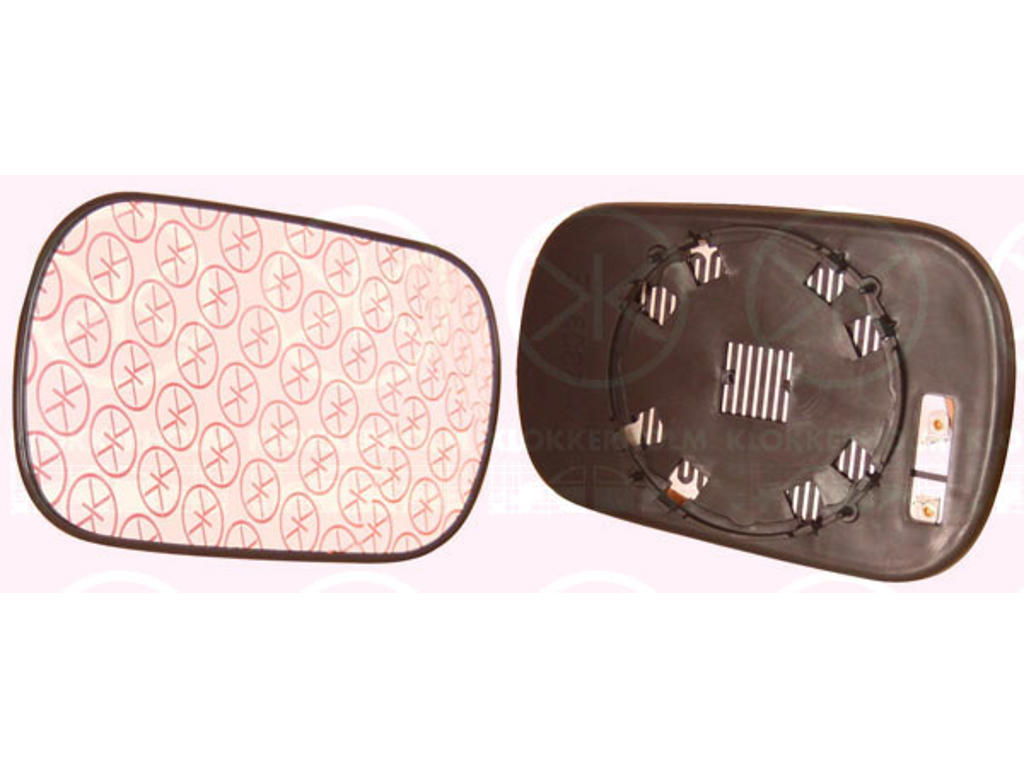 Mirror Glass, exterior mirror, Convex, Heatable, Right, VM-TYPE