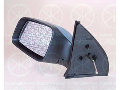 Exterior Mirror, w/primer, Convex, Control: linkage, Right