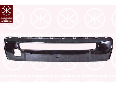 Ventilation Grille, bumper, Front, black, Centre Section, painted, Colour: High Gloss