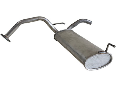 Rear Muffler, See accessories list for additionally required parts:  