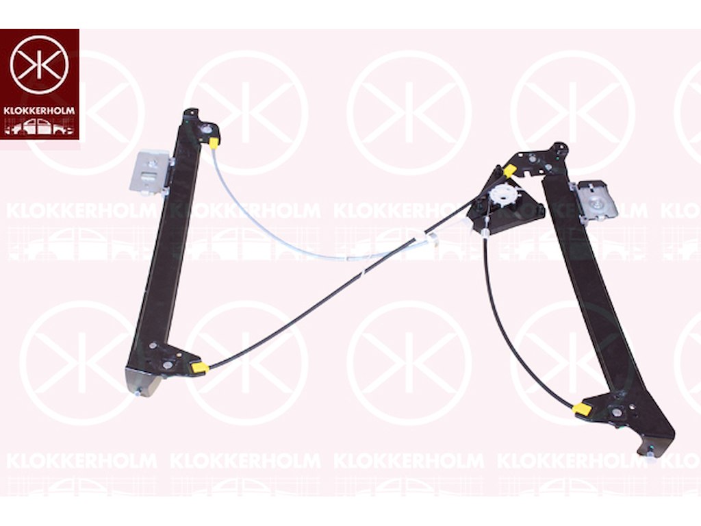 Window Regulator, 3-drs, OE-type, without electric motor, Electric, Left Front