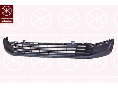 lökhárító, elöl, fekete, alsó rész