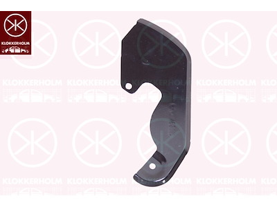 Bromssköld, framaxel vänster, förzinkad