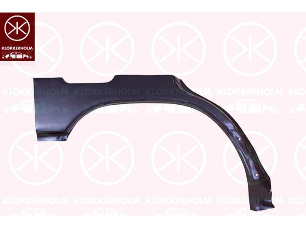 Quarter Panel, 4-dr, Wheel Arch Border, Repair Panel, Right Rear