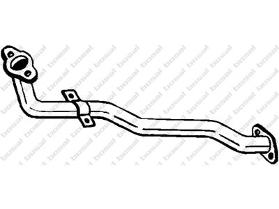 Exhaust Pipe, See accessories list for additionally required parts:  