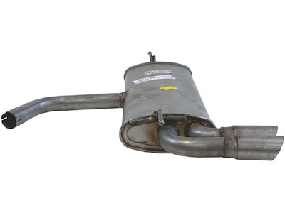 hátsó hangtompító