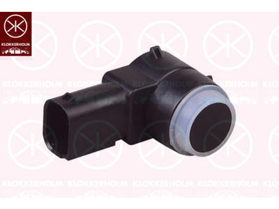 Sensor, parkeringshjælp, foran og bagved, Stikhusform: vinklet, malbar, Antal stikkontakter: 3, Ultralydsensor