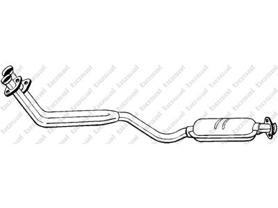 Front Muffler, See accessories list for additionally required parts:  