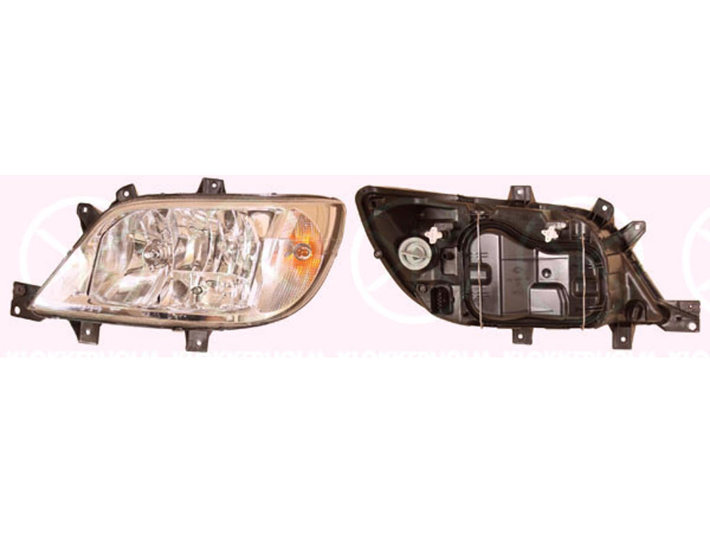 Headlight, H7/H3, for vehicles with headlight levelling, Hella, Left, Illuminance [lx]: 20