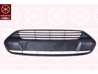 Ventilation Grille, bumper, Front, Centre Section, black