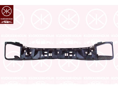 Support, bumper, Rear, Plastic, Inner Section