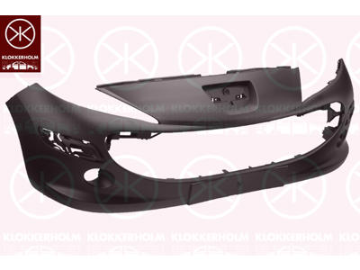 Bumper, w/primer, Front, with hole(s) for fog lights, not for trim level: Sport