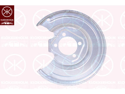 Bromssköld, Bakaxel höger, för bromsskivediameter [mm]: 259, för bromsskivediameter [mm]: 270, Diameter 1/diameter 2 [mm]: 300/72, förzinkad