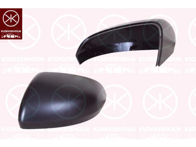 korpusas, išorinis veidrodelis, juoda, kaire