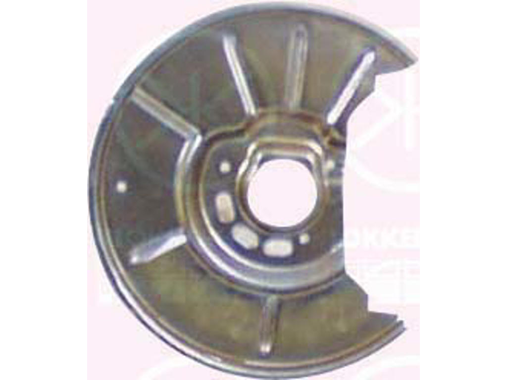 Spritzblech, Bremsscheibe, Vorderachse links, verzinkt, Durchmesser 1/Durchmesser 2 [mm]: 330/57