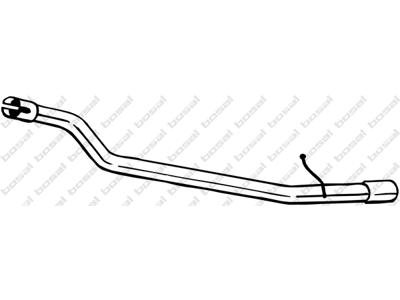 Exhaust Pipe, See accessories list for additionally required parts:  