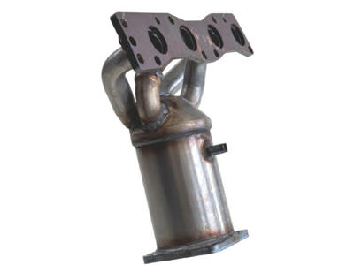 Catalytic Converter, with mounting parts, Euro 4