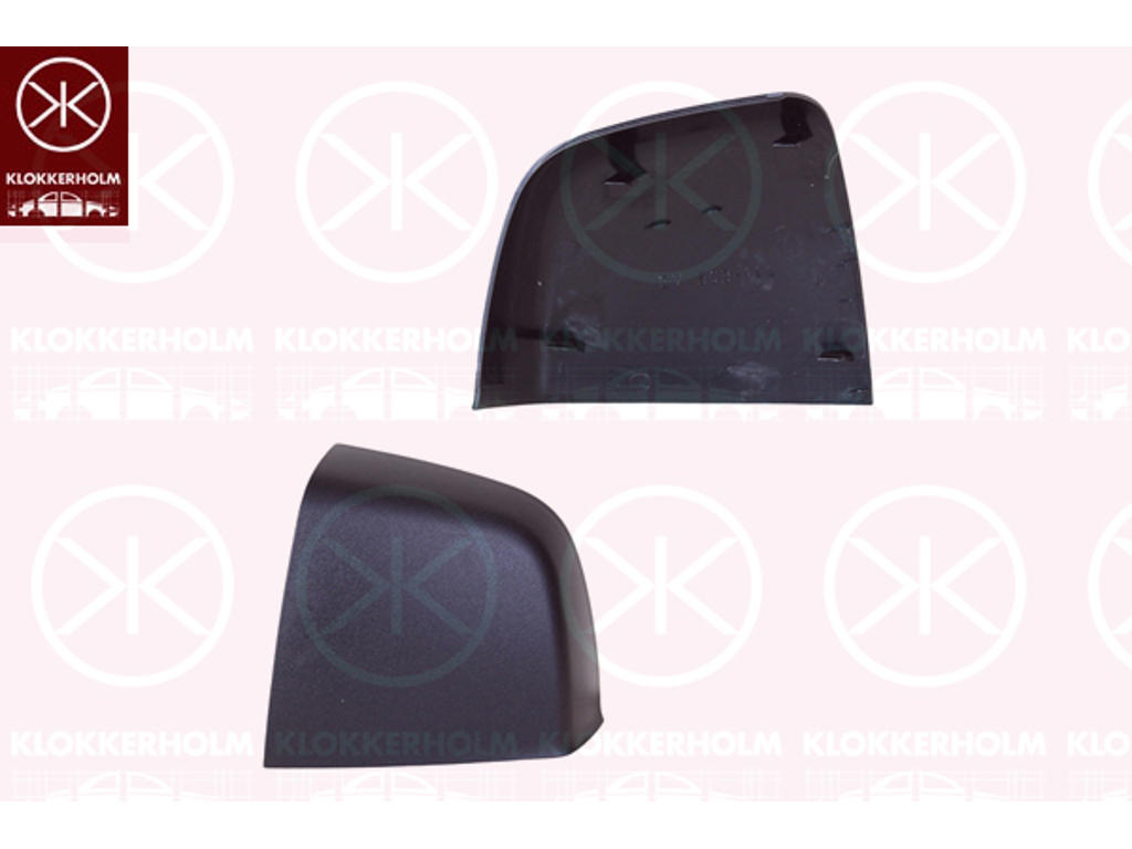 Housing, exterior mirror, Right, black