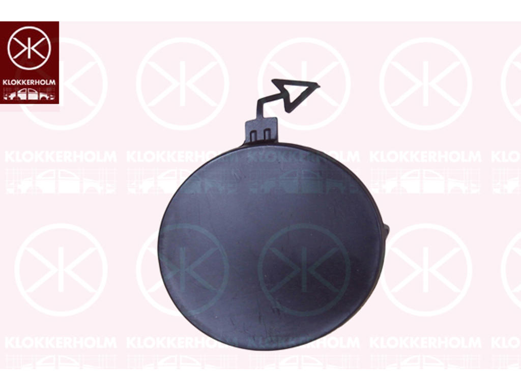 Flap, tow hook, Front, Matt Black, Vehicle Equipment Line/Variant: ST- LINE