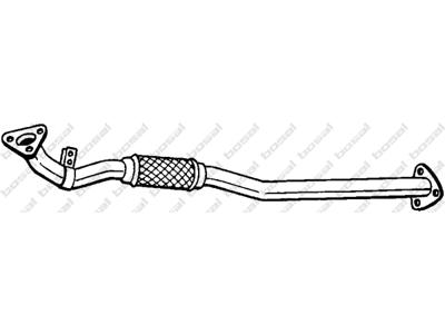 Exhaust Pipe, See accessories list for additionally required parts:  