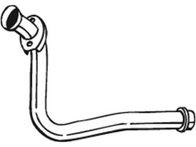 Exhaust Pipe, See accessories list for additionally required parts:  