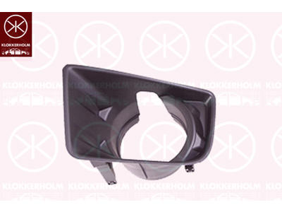 Ventilation Grille, bumper, Left Front, with hole(s) for fog lights