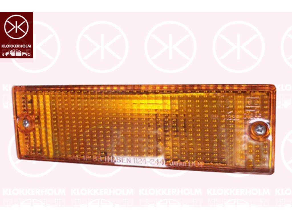 Blinker, med lamphållare, vänster fram