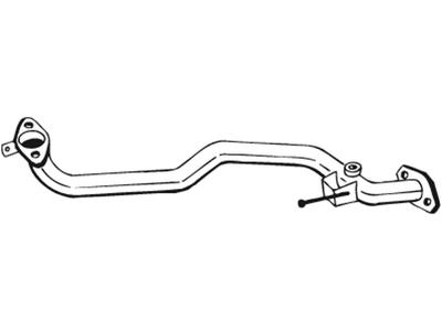 Exhaust Pipe, See accessories list for additionally required parts:  