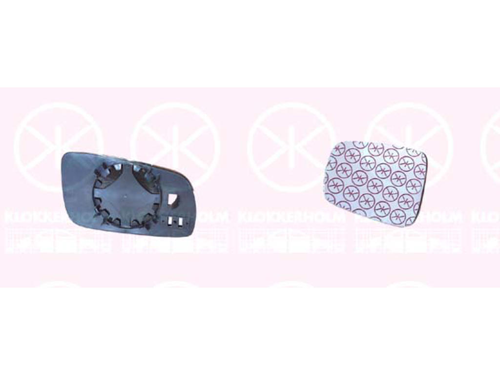 Mirror Glass, exterior mirror, Aspherical, Left, Width [mm]: 170