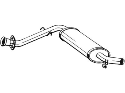 Front Muffler, See accessories list for additionally required parts:  