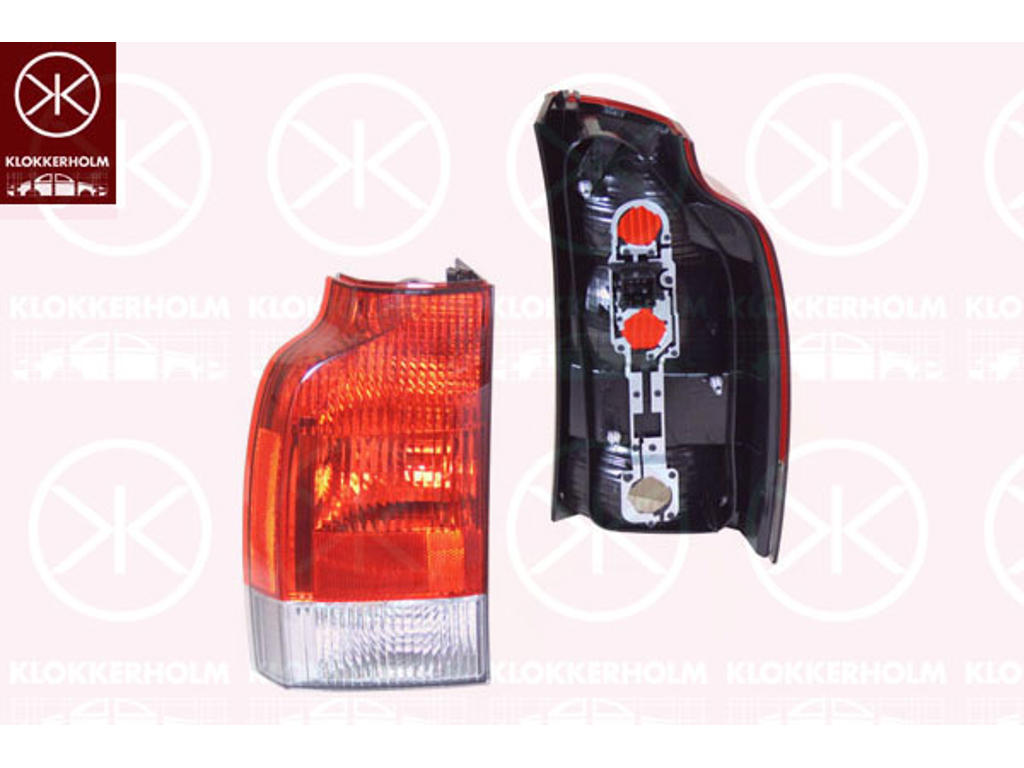 Tail Light Assembly, without bulb holder, Left, Lower Section