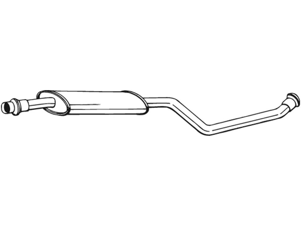 Front Muffler, See accessories list for additionally required parts:  