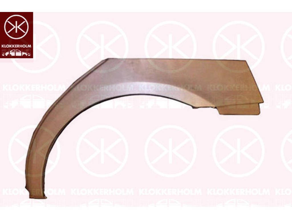 Quarter Panel, Left, Wheel Arch Border, Repair Panel, 4-dr