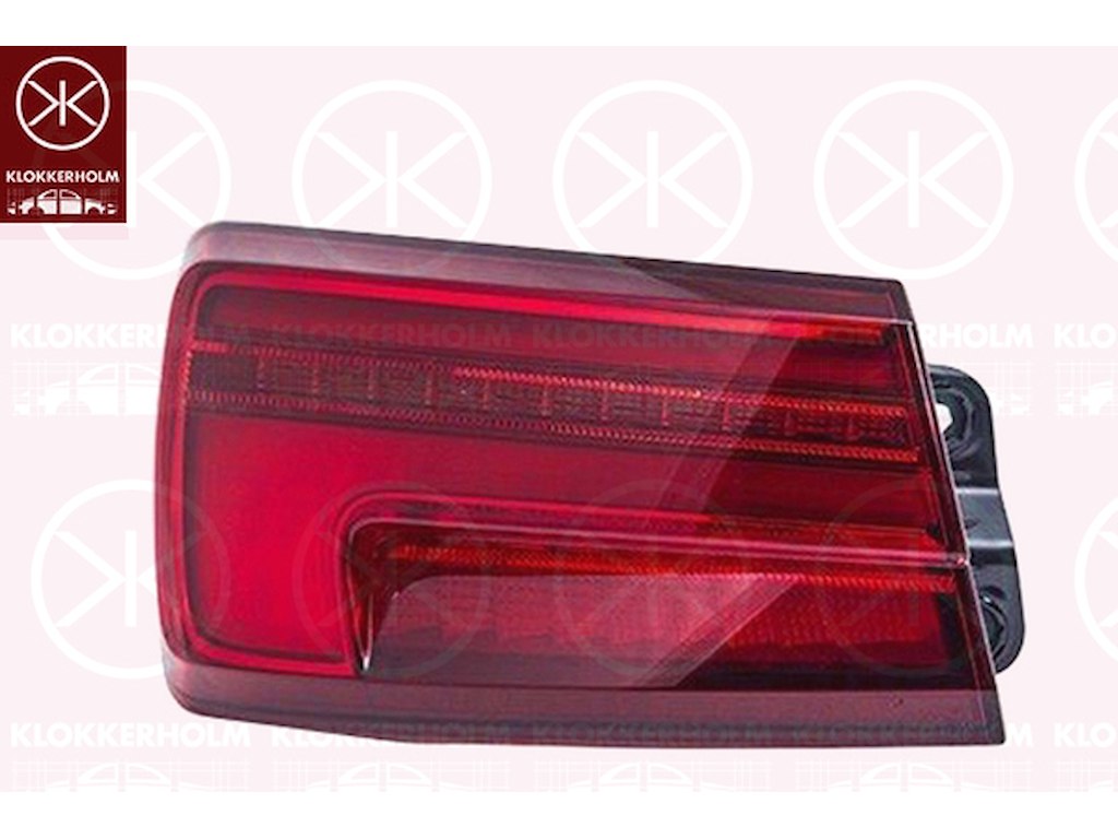 Tail Light Assembly, Right, Outer section, LED, with bulb holder, AL