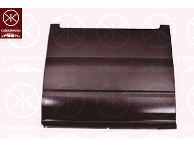 Sdovägg, för fordon utan gliddörr, Vänster, Längsbleck, komplett-del, ytterdel, Längd [cm]: 119