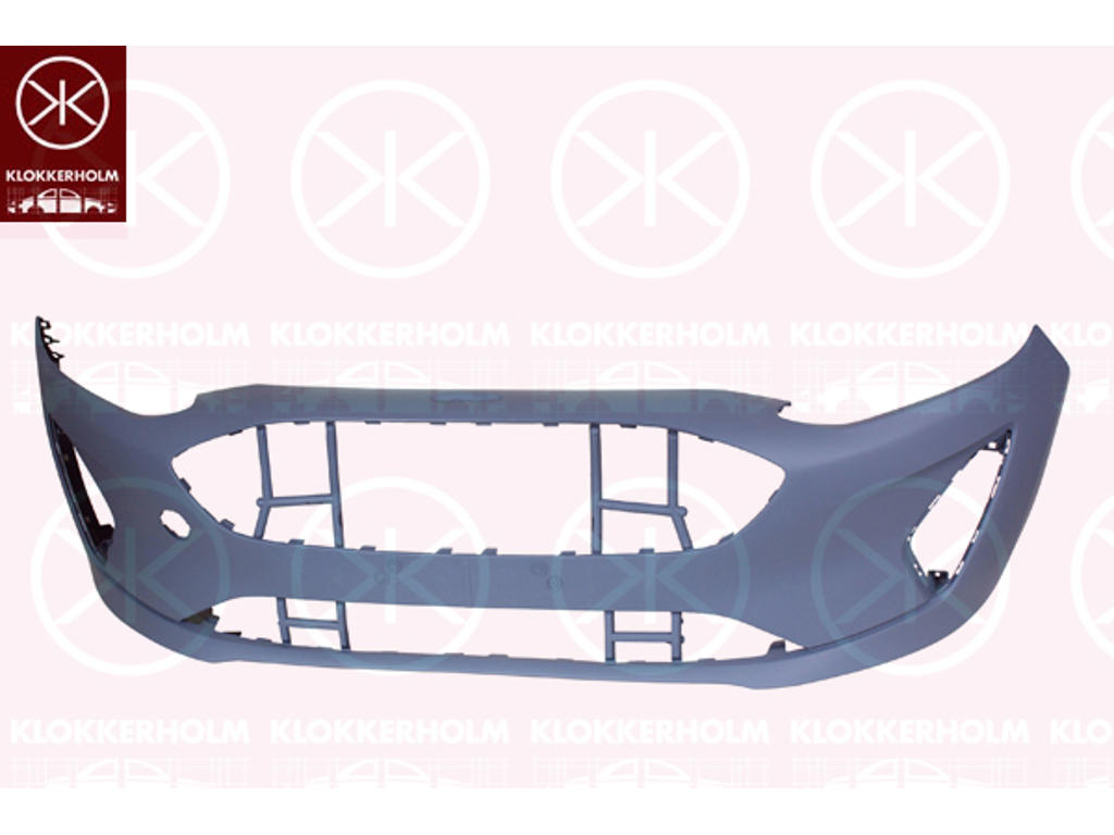 lökhárító, elöl, ködlámparögzítohöz szükséges lyukkal/lyukakkal, alapozott