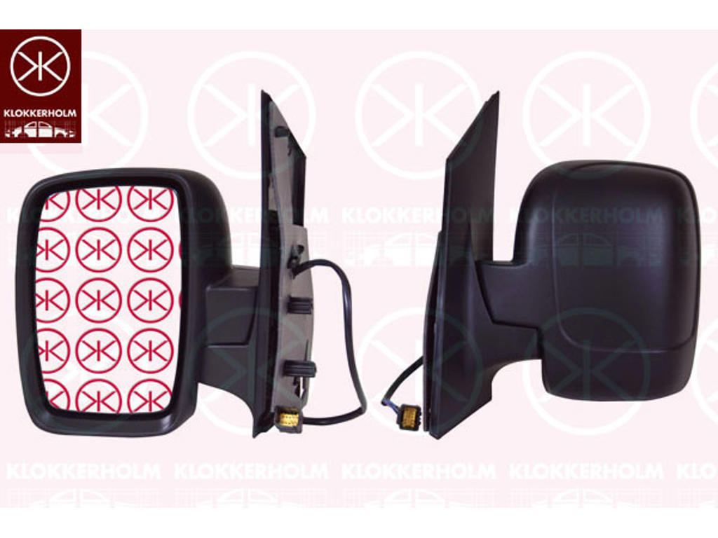 Exterior Mirror, for electric mirror adjustment, Convex, Heatable, Left