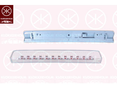 Auxiliary Stop Light, for vehicles with hinged rear window, LED
