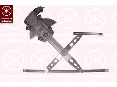 Window Regulator, with electric motor, Electric, Right Front