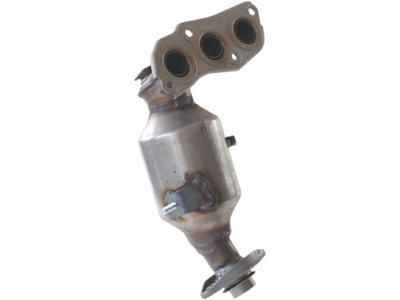 Catalytic Converter, with mounting parts, Euro 4