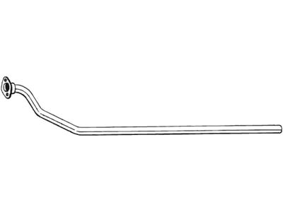Exhaust Pipe, See accessories list for additionally required parts:  