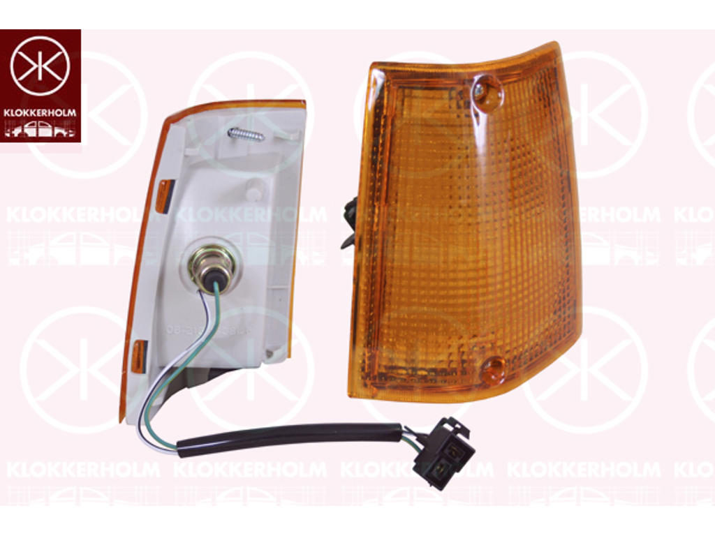 Direction Indicator, without bulb holder, yellow, Right