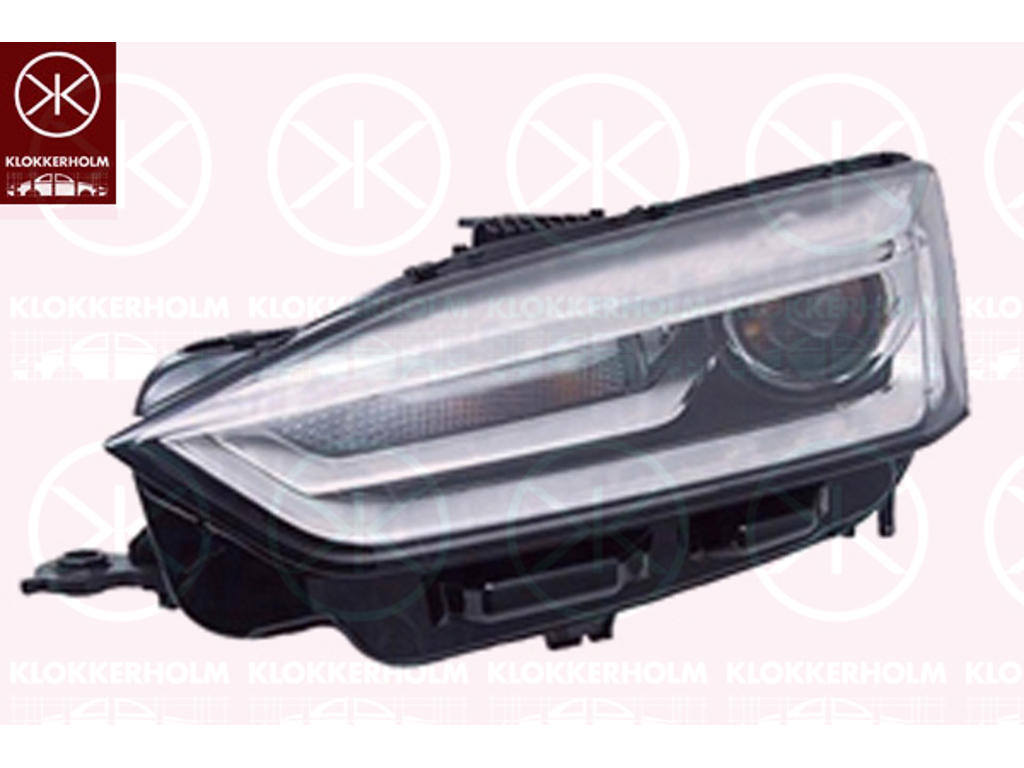 Headlight, Left, Bi-Xenon, D5S, without control unit for Xenon, AL