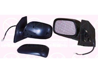 Exterior Mirror, for electric mirror adjustment, Convex, Heatable, Left, Connector Shape: round, Number of pins: 5