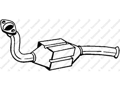 Catalytic Converter, with mounting parts, Emission Standard: Euro 1, Emission Standard: Euro 2