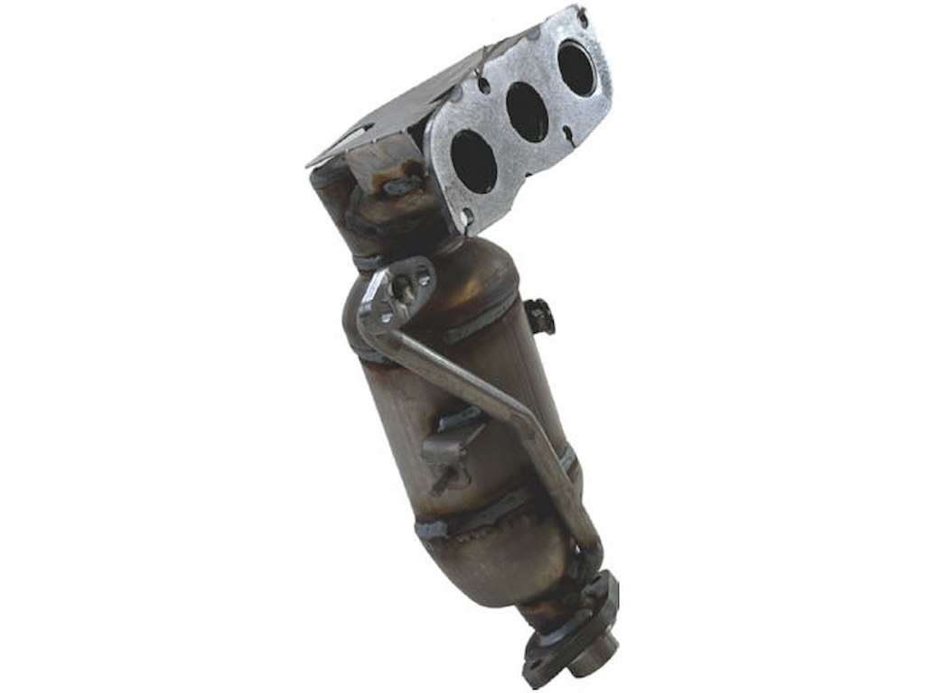 Catalytic Converter, with mounting parts, Euro 4