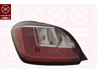 hátsólámpa, bal, LED, PY21W, W16W, Lámpatartó nélkül